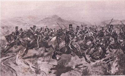 The charge of the Light Brigade at Balaclava by Richard Caton Woodville junior
